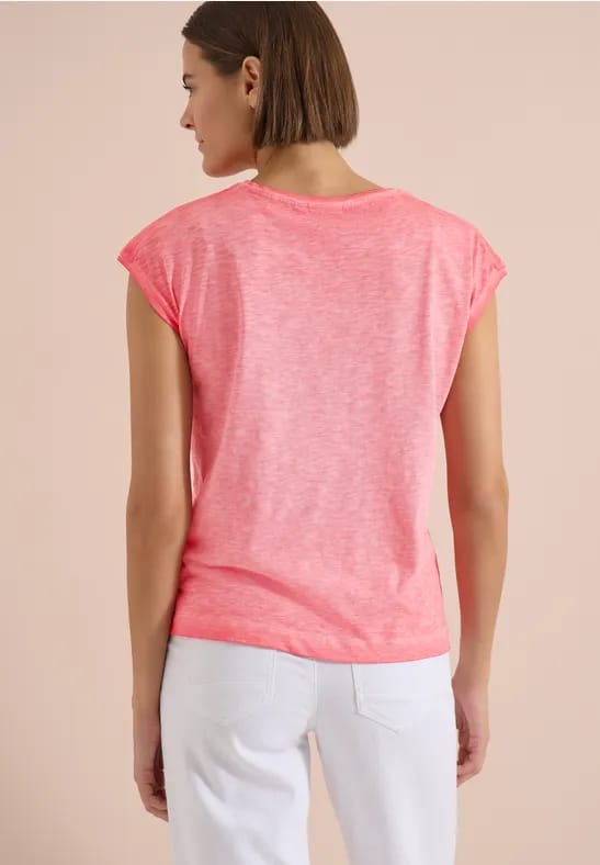 Shirt van geverfde jersey