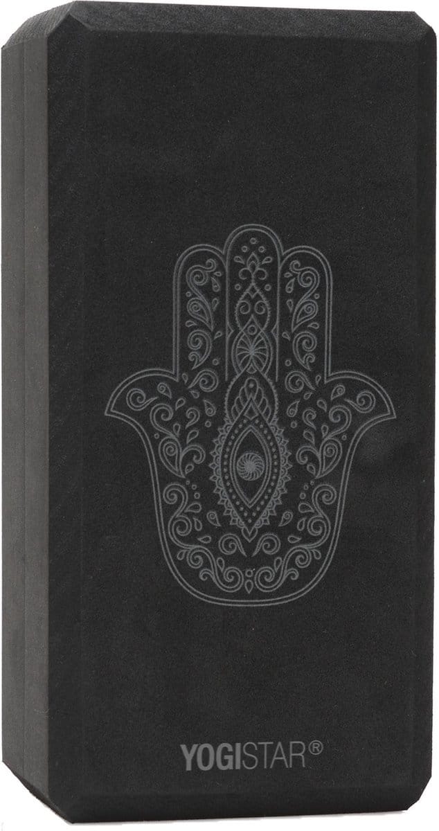 Yogablock yogiblock® basic - art collection - hand of fatima - zen black