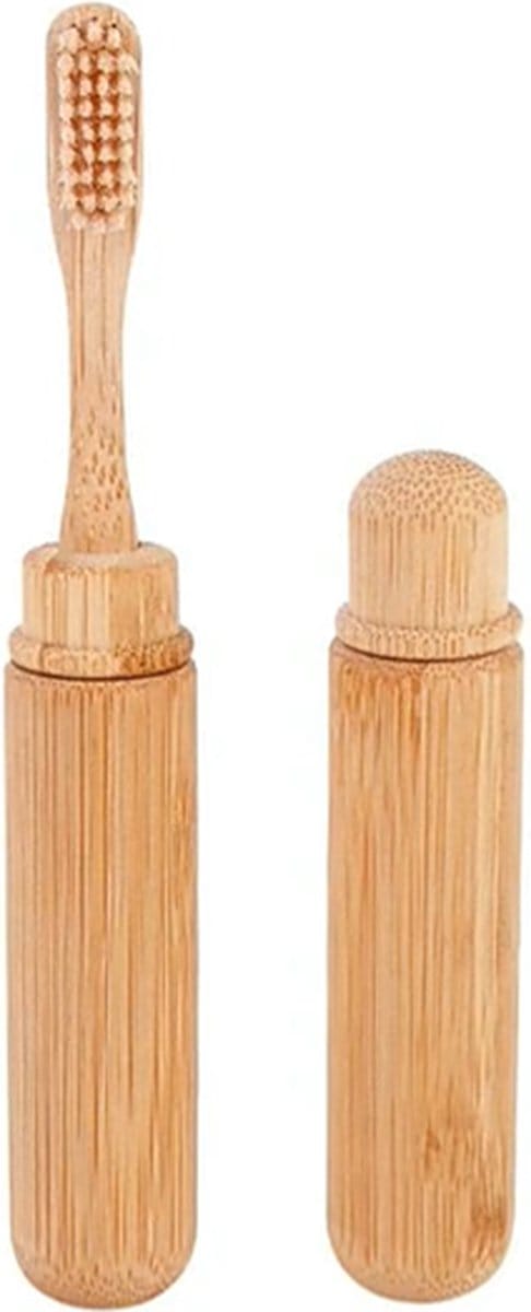 Bamboe Reistandenborstel - Ruimtebesparend - Bamboe