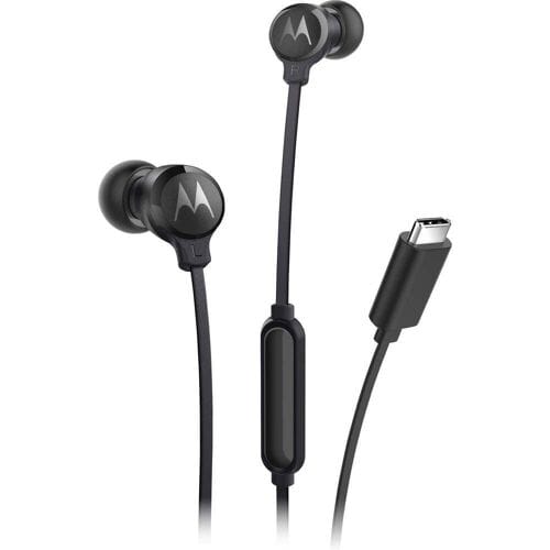 Motorola In Ear oordopjes Kabel Zwart Ruisonderdrukking (microfoon) Microfoon uitschakelbaar (mute)