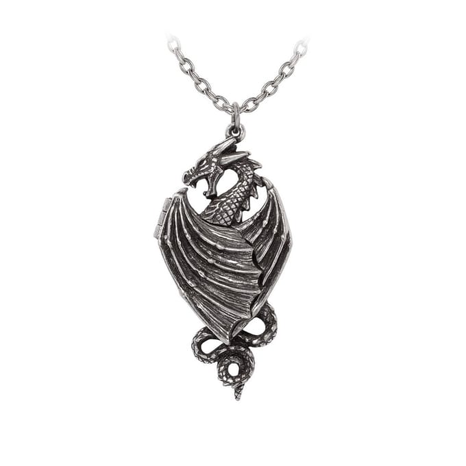 Alchemy Gothic - Gothic Halsketting - Racla Dragonistii - zilverkleurig
