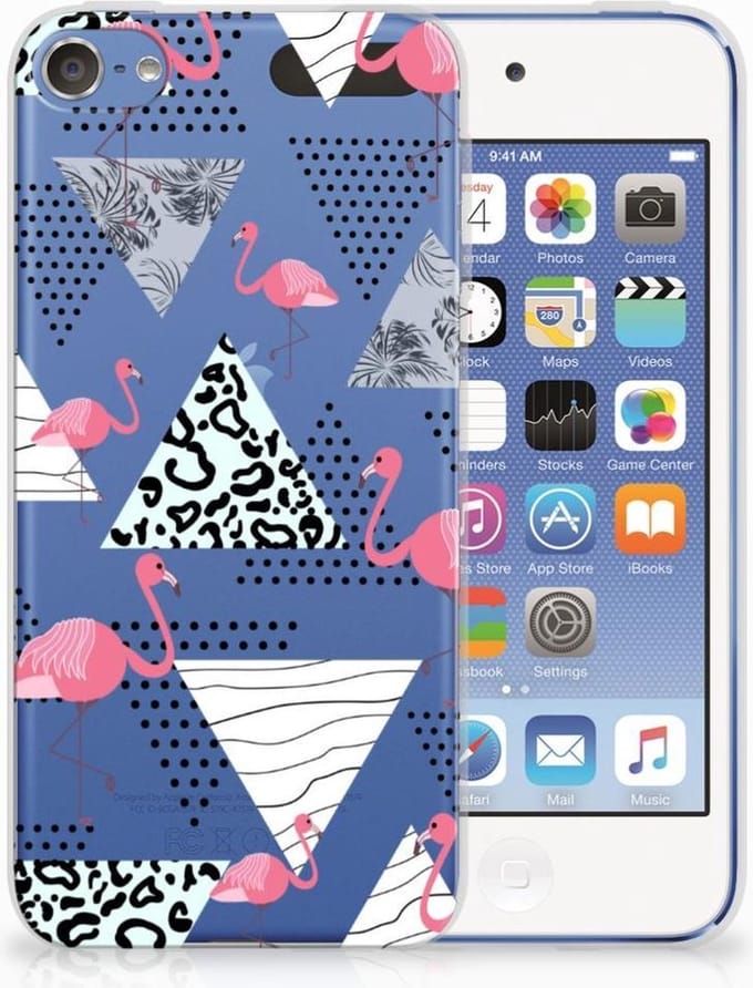 Apple iPod Touch 5 | 6 TPU Hoesje Flamingo Triangle