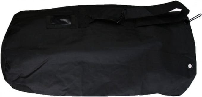 Plunjezak - zwart - nylon - 90 cm - duffeltas