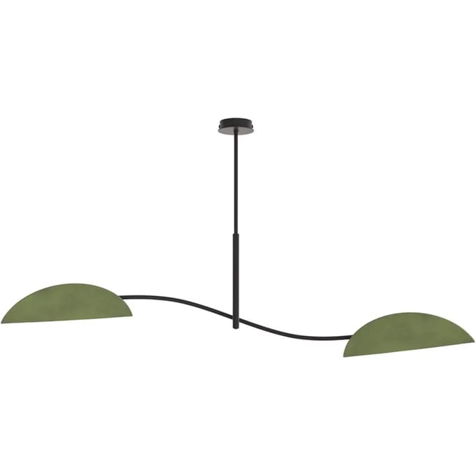 Plafondlamp met 2 lampen Emibig Lighting Lotus