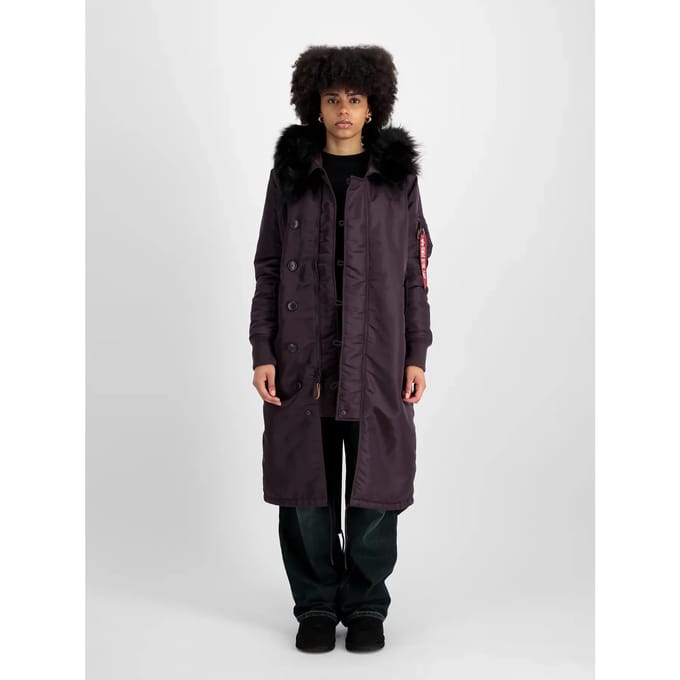 Lange damesjas Alpha Industries Fishtail