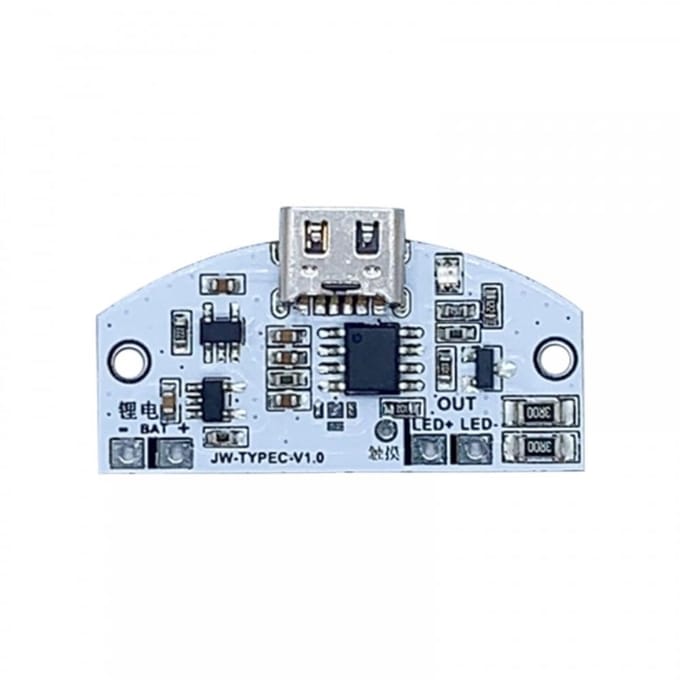 Traploze USB LED Dimmer Module met Touch Bediening en Laadbeveiliging