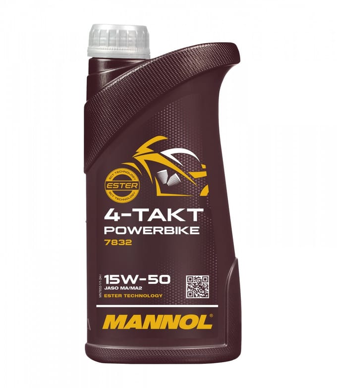 1 Liter Mannol 4 Takt Powerbike 15W-50 7832