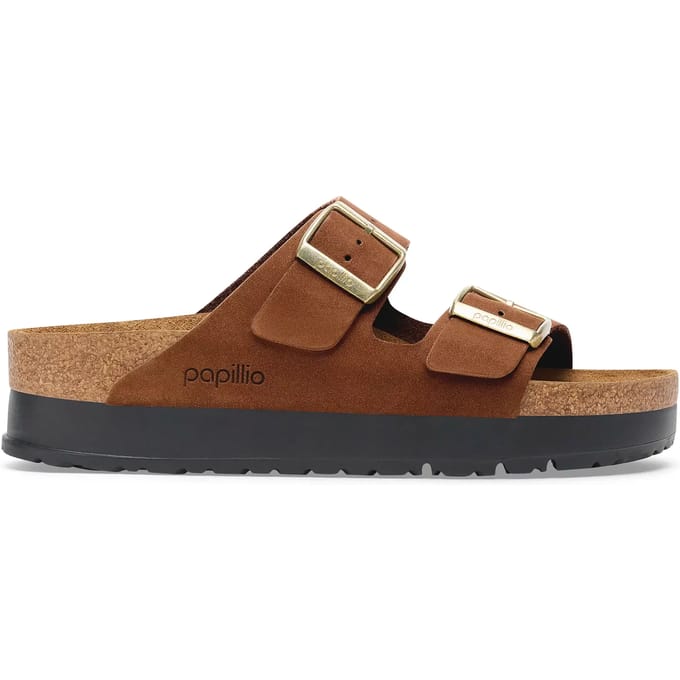 Leren sandalen Papillio Arizona PAP Flex Platform Nubuck