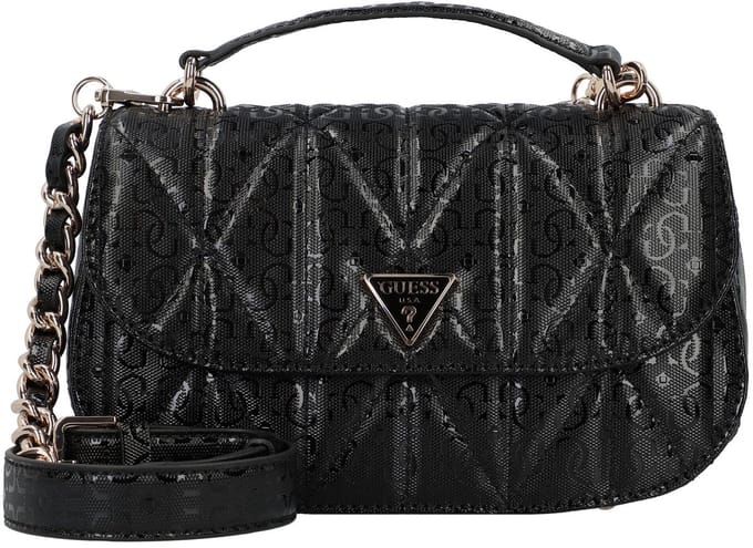 Guess Aldina Top Handle dames handtas - Zwart - Maat Geen