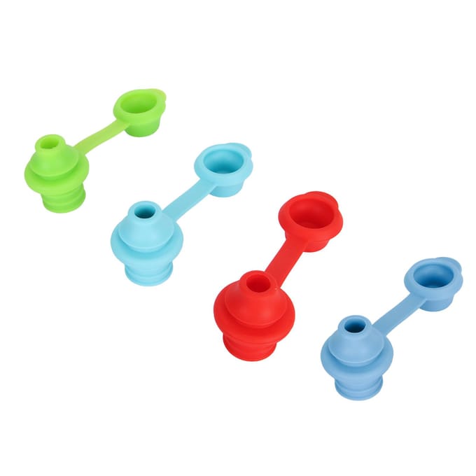 4 Stuks Tuitdop Flesdop Tuit Siliconen Flesdop Sippy Tuit voor Kinderen red