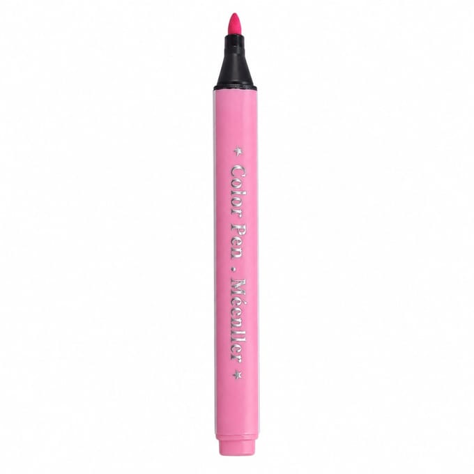Kinder-aquarelpen - enkel roze exemplaar - grote inktvulling - basisverpakking