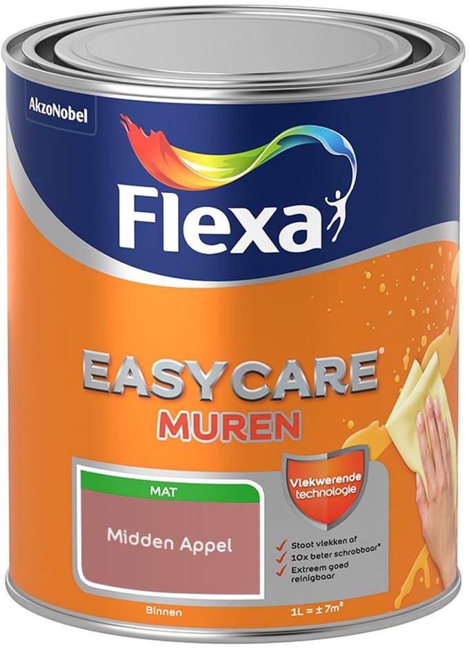 Flexa - Easycare Muren - Midden Appel - Mengverf - 1 L