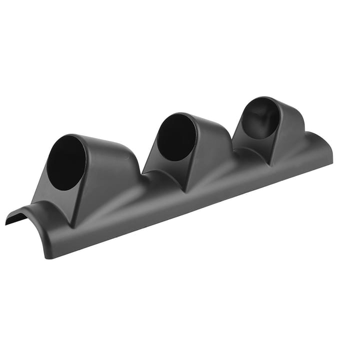 52mm 2 inch 3-Gats Triple Meter Houder Auto Dashboard Meter Pod voor Linksgestuurd black