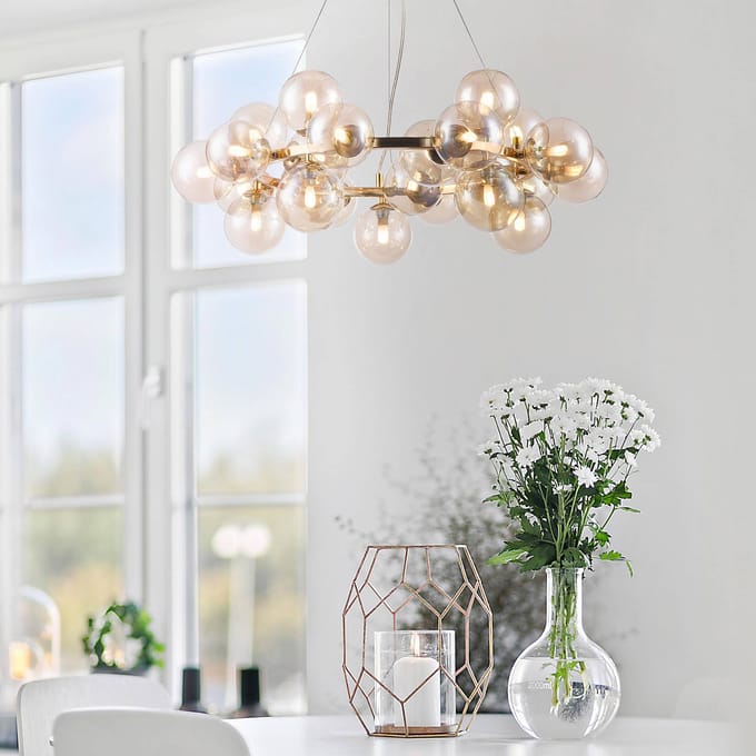 Maytoni Ronde hanglamp Dallas, goud