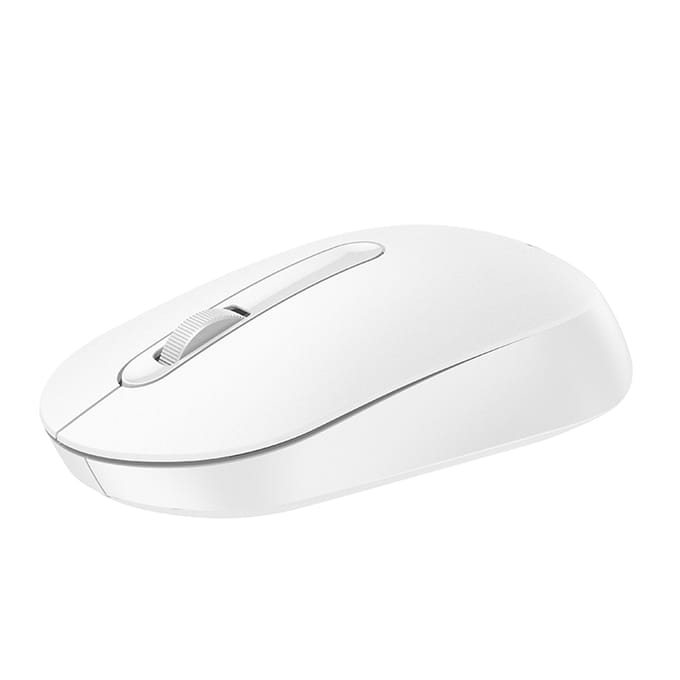 Hoco Draadloze Muis - Stille Draadloze Computer Muis - Compact en Rechts- en Linkshandig Gebruik - Wit