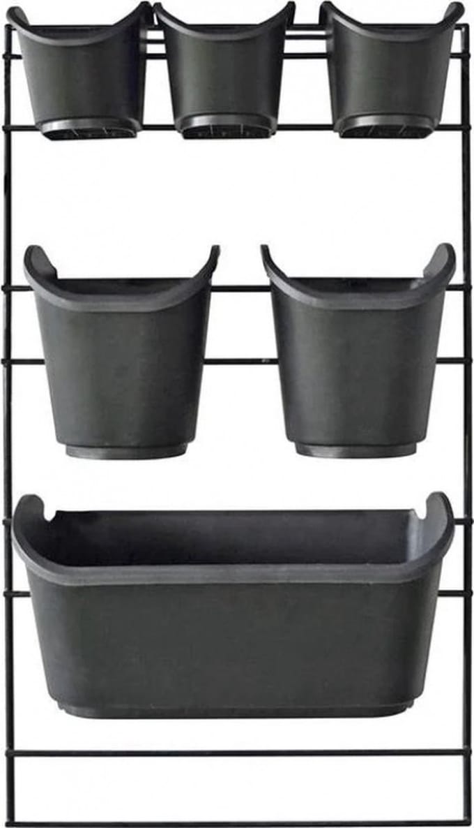 Nature - Verticaal Tuinieren met metalen frame - H84 x 48cm - complete set
