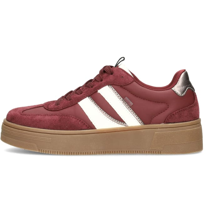 POSH by Poelman LILLY Dames Sneakers - Donker rood