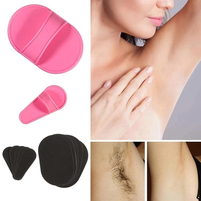 Ontharingsset Benen Huidpad Arm Gezicht Bovenlip Ontharing Verwijderaar Set roze