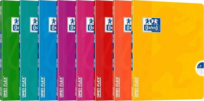 Notitieboek met 96 pagina's en flexibele omslag