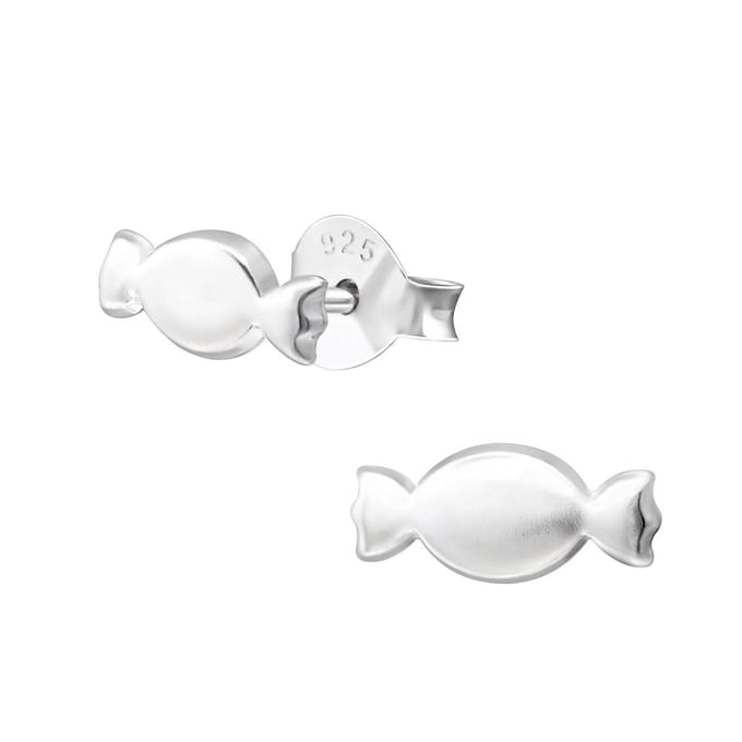 Princess  Oorbellen Candy - 925 Zilver E-Coating - Snoepje - 8x4mm