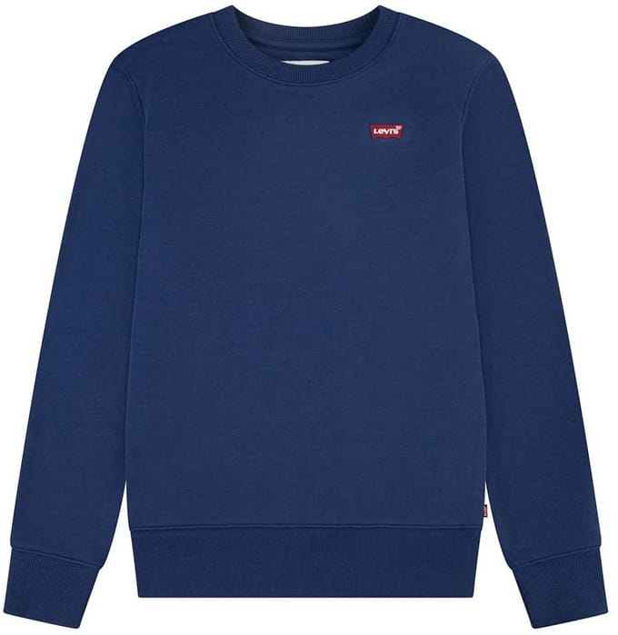 Levi´s ® Kids Mini Logo Crewneck Sweatsh Sweatshirt Blauw 12 Years Jongen