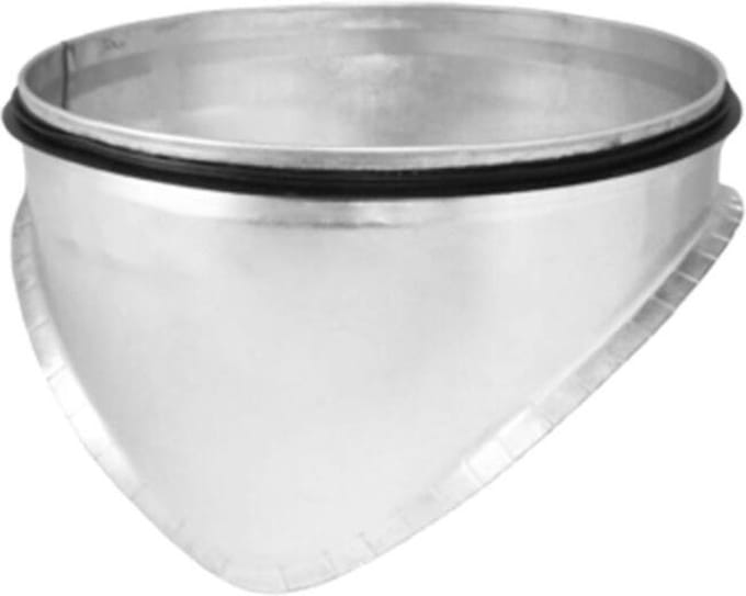 Econox Zadelstuk Ã˜ 450mm - 355mm (90Â°) - Gegalvaniseerd