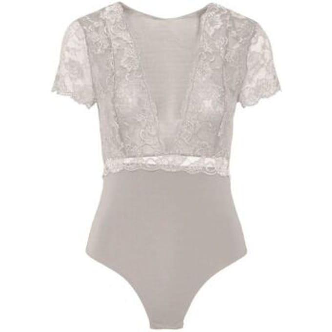 Onderhemden Pieces 17095132 SICCA-SILVER GRAY