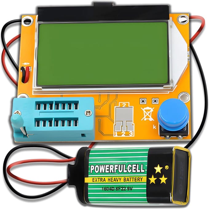 Multifunctional TFT Meter for Transistor Testing - Graphic Display Capacitor Tester