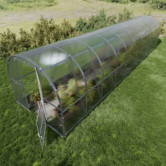 KLASIKA BALTIC LT Tuinkas - 3 x 12 m (36 m²) - 6 mm Dikte - Kweekkas - Polycarbonaat afdekking