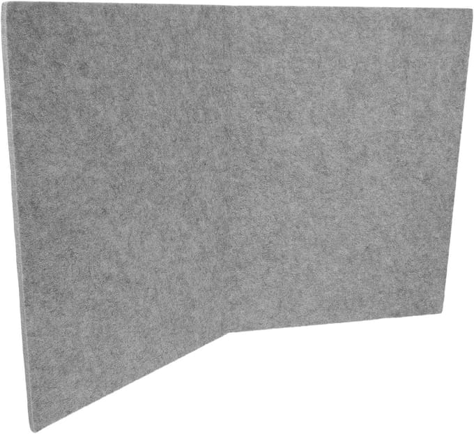 Puzzelmat - Puzzelbordmat Kantelbaar - Puzzels Maken - Antislip Onderkant - 60x40 cm - Lichtgrijs