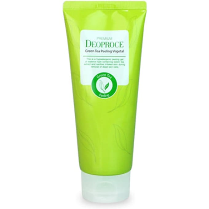 Premium Deoproce Groene Thee Peeling Plantaardig 170g*1St/2St/3St 1Pc yellow