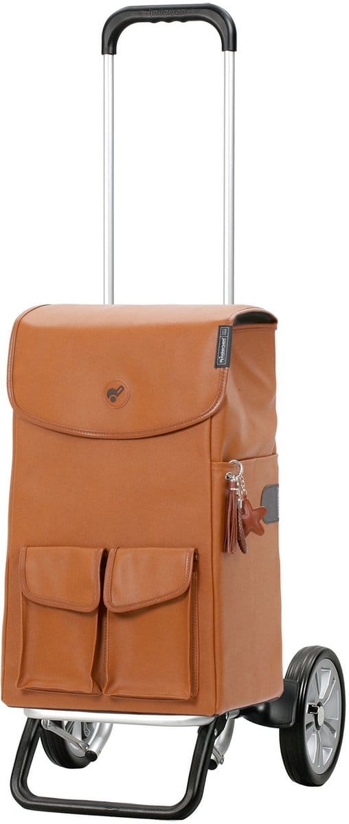 Andersen Shopper Alu Star Shopper Abbo Winkelwagen 54 cm - 39 L - braun