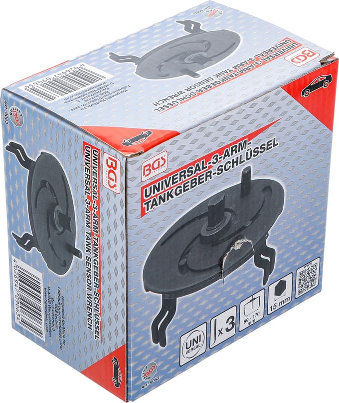BGS Universele tanksensorsleutel 3 armen 89 - 170 mm