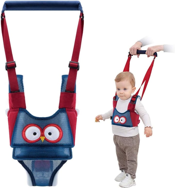 Verstelbare Loopgordel voor Baby's - Veilig Leren Lopen met Ademend Harnas