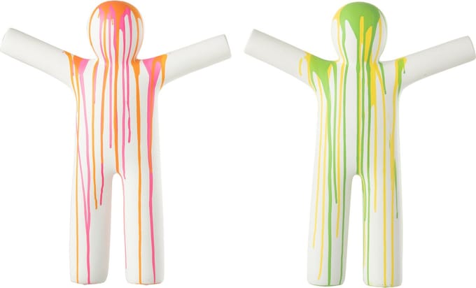 J-Line figuur P'tit Maurice Verf - polyresin - mix - large - 2 stuks