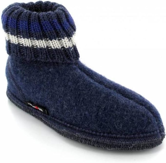 Halflinger Sloffen Unisex - blauw - Maat 46