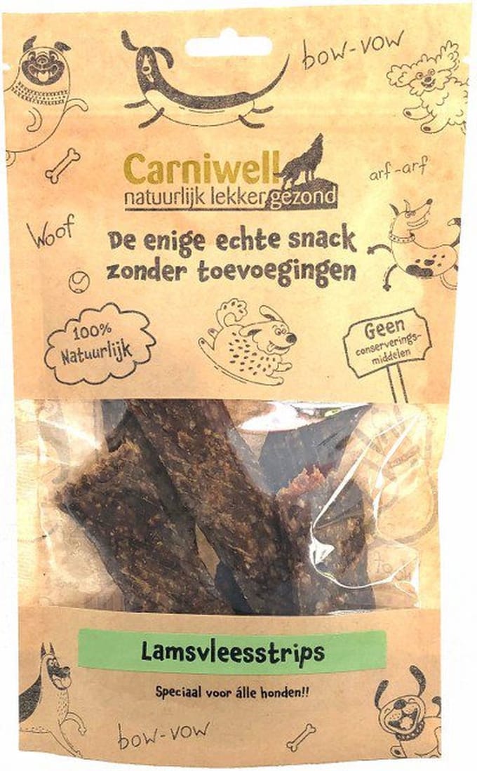 Carniwell Lamsvleesstrips 100g
