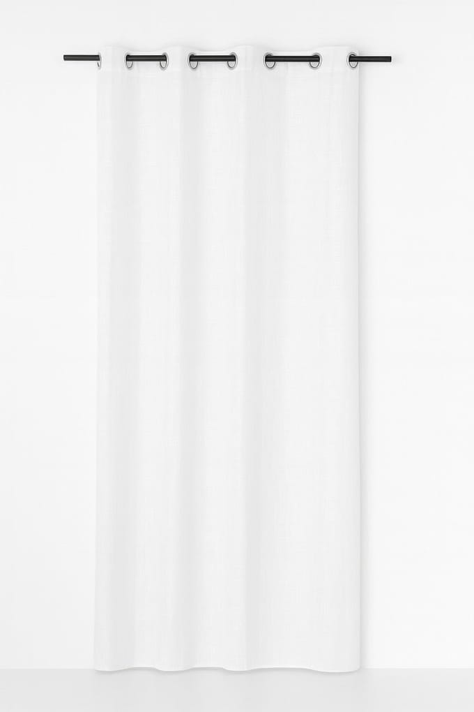 Edera voorhang gordijn wit 8 Rings 135 x 260 cm