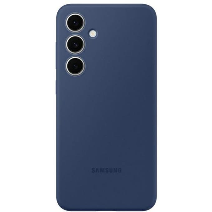 Samsung Silicone Case - Geschikt voor Samsung Galaxy S24 FE - Blauw