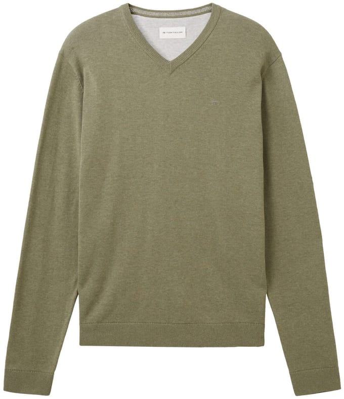 Tom Tailor - Pull - Maat S - Mannen - 34139 brown gre - katoen
