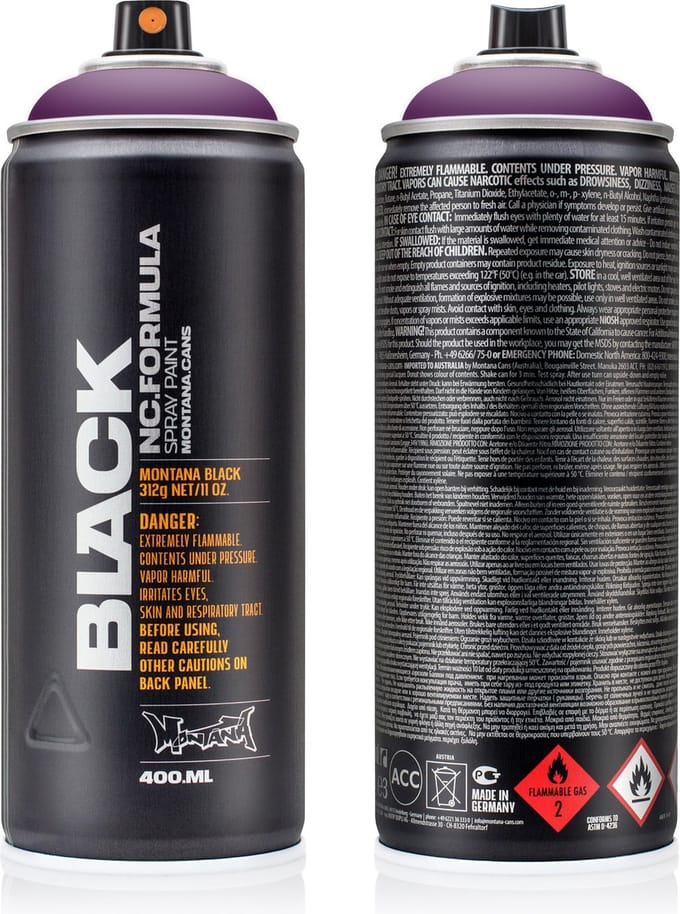 Montana BLACK 4060 Galaxy spuitbus 400ml