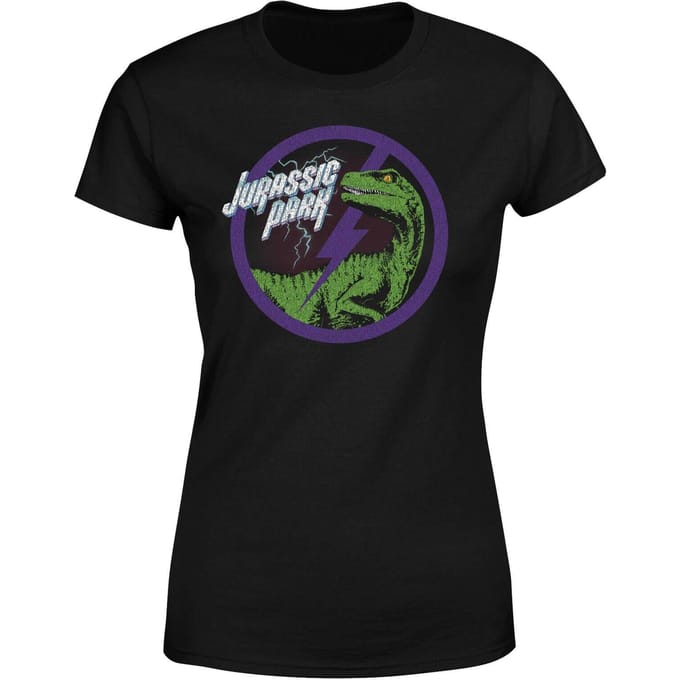 Jurassic Park Raptor Bolt Women's T-Shirt - Zwart - M