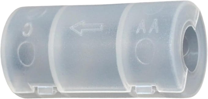 Batterij Adapter - Converter Tussenstuk - Apparaat Gebruik - Transparant Ontwerp - 2 8 cm - Transparant