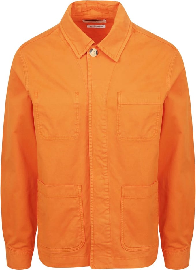 King Essentials The Benjamin Overshirt Oranje - Maat S - Heren