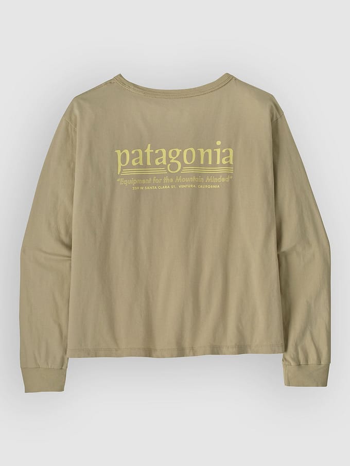 Patagonia L/S Hut Tripper Easy Cut T-Shirt grijs