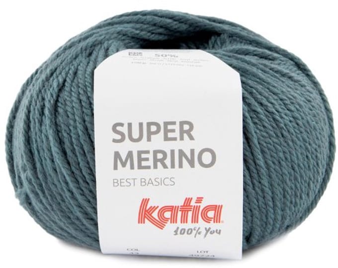 Katia Super Merino - 43 mintturquoise - Wol/Acryl Garen