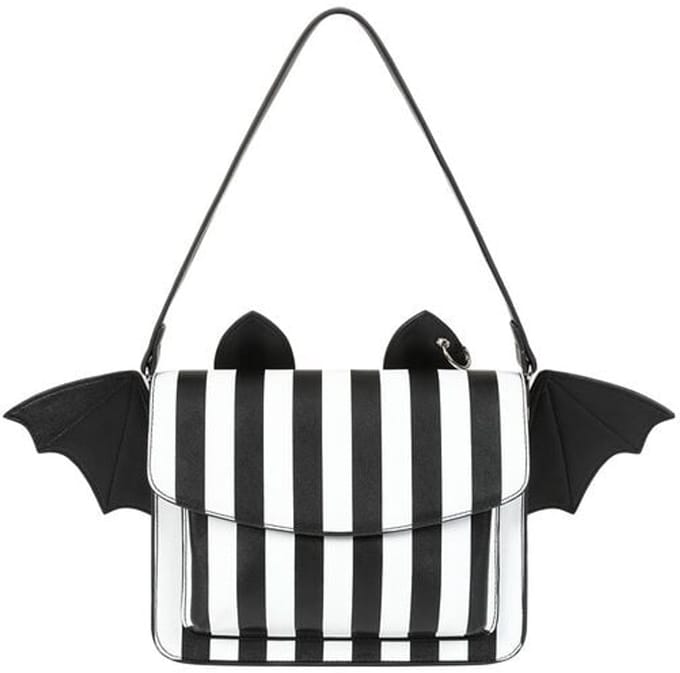 Banned Catacomb Bat Dames Handtas - zwart/wit - Standard