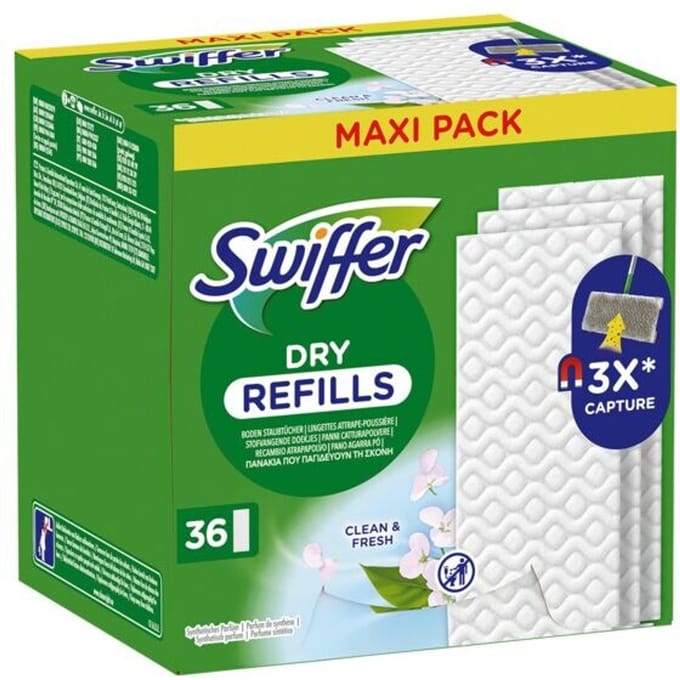 Swiffer droge vloerdoekjes 36 stuks - navulverpakking