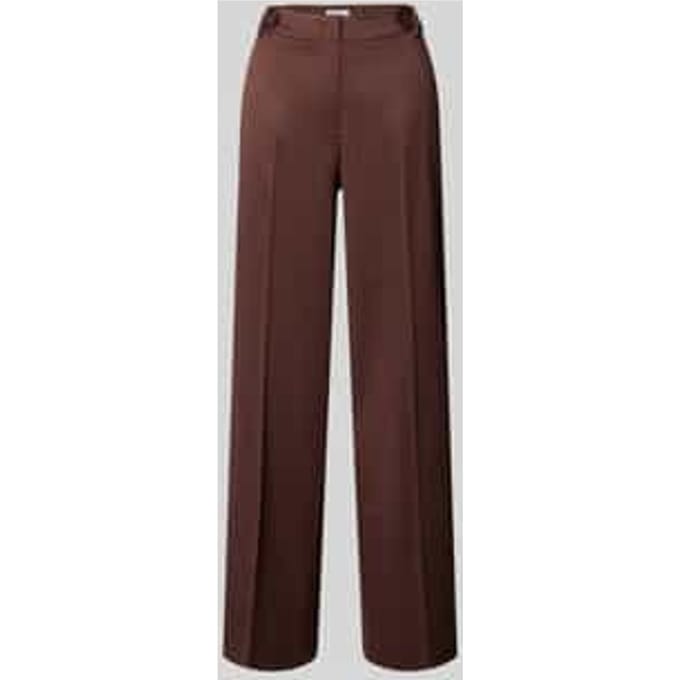 wide fit stoffen broek met viscose