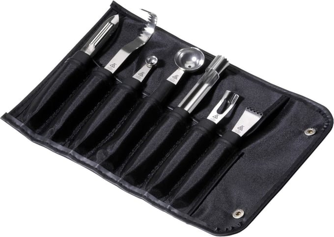 Triangle 8-delige Luxe Garneerset in Roltas – Ideaal voor Hobbykoks